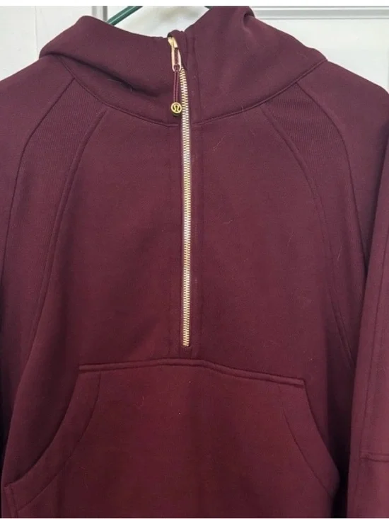 lululemon Half Zip Scuba Hoodie with Gold Zipper - Picture 7 of 8